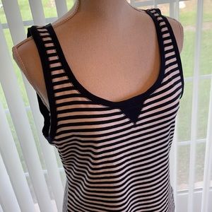 Ralph Lauren Navy & White Tank Top. L